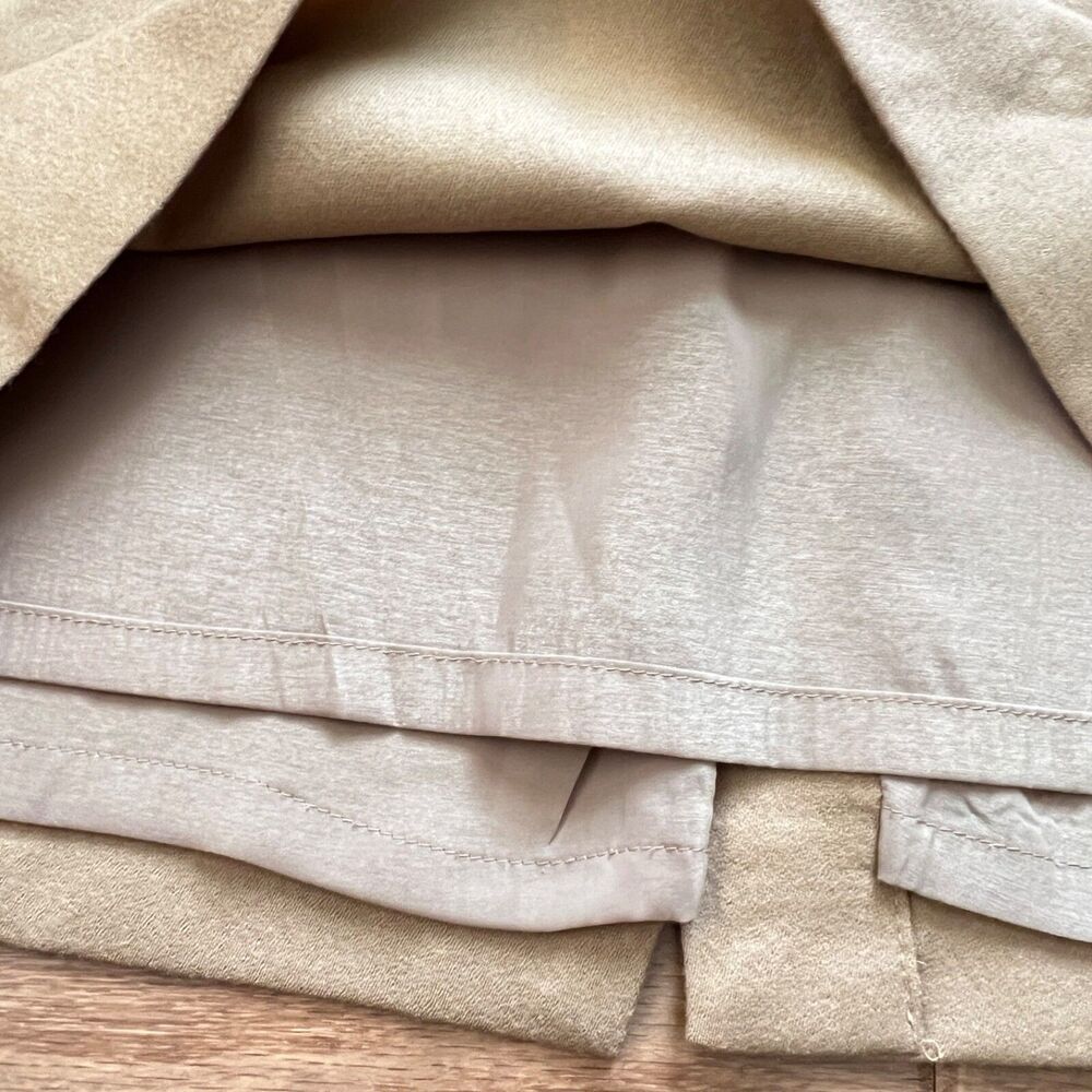 Talbots Petites Pencil Skirt Women's Size 4P Nutmeg Tan Wool Blend Lined - Picture 6 of 9